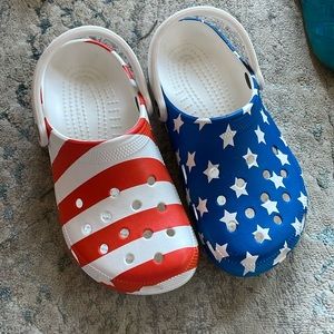 Crocs American Flag USA